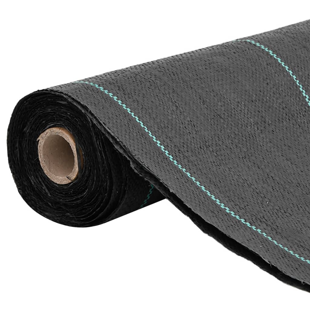 Membrane anti-mauvaises herbes noir 0,5x50 m PP