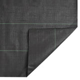 Membrane anti-mauvaises herbes noir 0,5x50 m PP