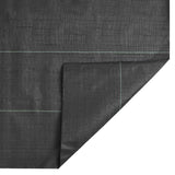 Membrane anti-mauvaises herbes noir 1x10 m PP