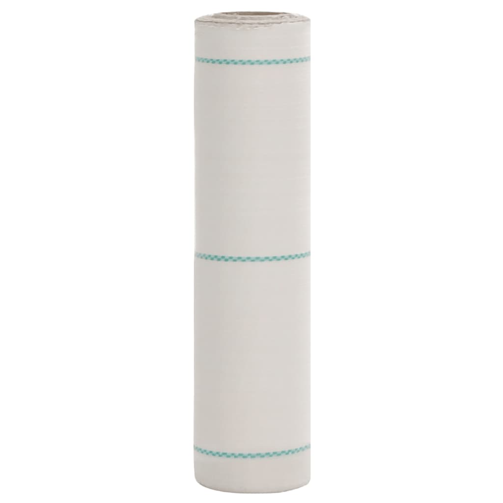 Membrane anti-mauvaises herbes blanc 0,5x10 m PP