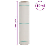 Membrane anti-mauvaises herbes blanc 0,5x10 m PP