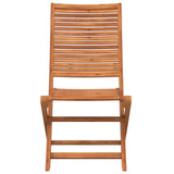 Chaises de jardin pliantes lot de 8 51x66x95 cm bois d'acacia