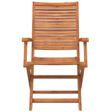 Chaises pliables de jardin lot de 4 bois massif d'acacia