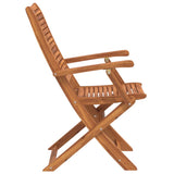 Chaises pliables de jardin lot de 4 bois massif d'acacia