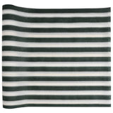 Filet brise-vue vert et blanc 1,2x10 m PEHD 75 g/m²