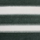 Filet brise-vue vert et blanc 1,5x10 m PEHD 75 g/m²