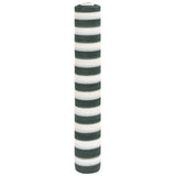 Filet brise-vue vert et blanc 1,5x25 m PEHD 75 g/m²