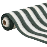 Filet brise-vue vert et blanc 1,5x25 m PEHD 75 g/m²