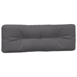 Coussins de palette lot de 3 anthracite tissu