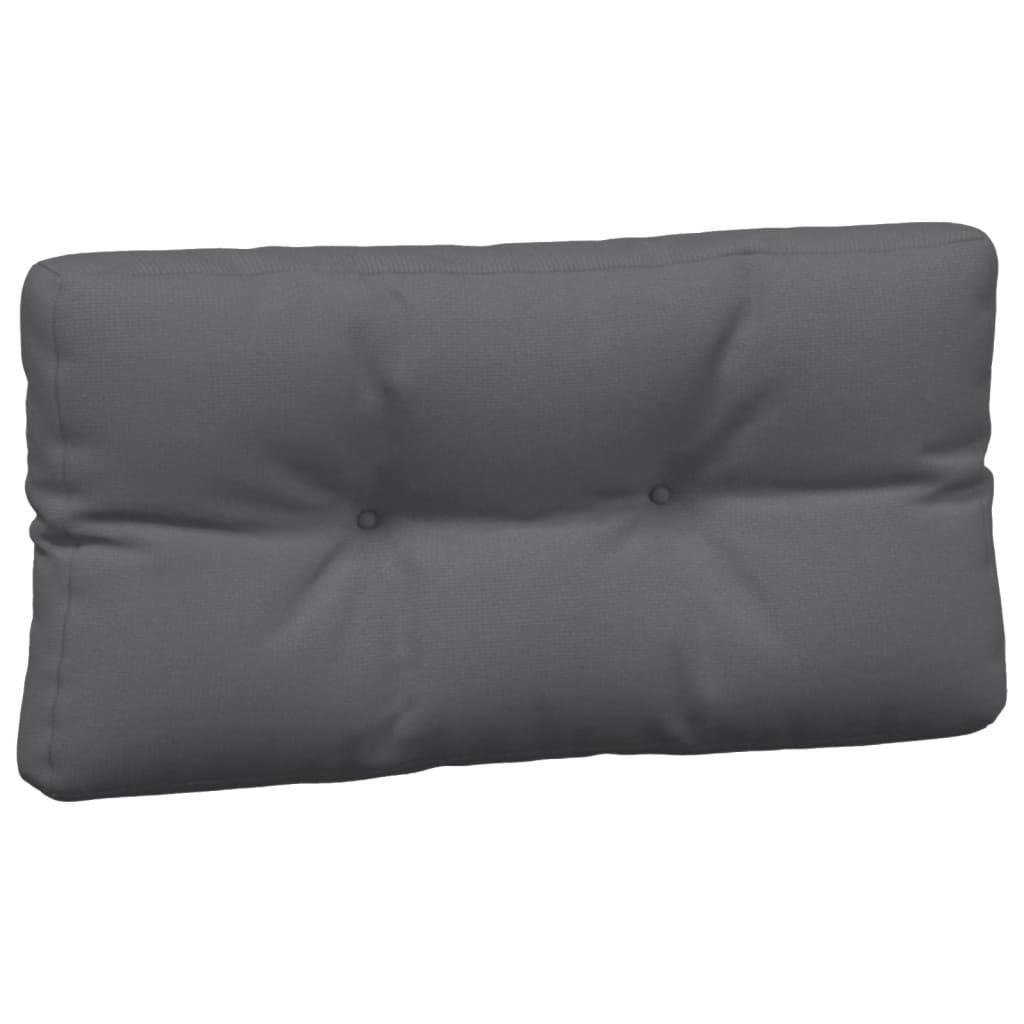 Coussins de palette lot de 3 anthracite tissu