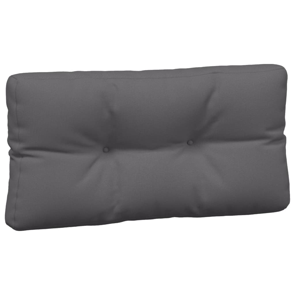 Coussins de palette lot de 5 anthracite tissu