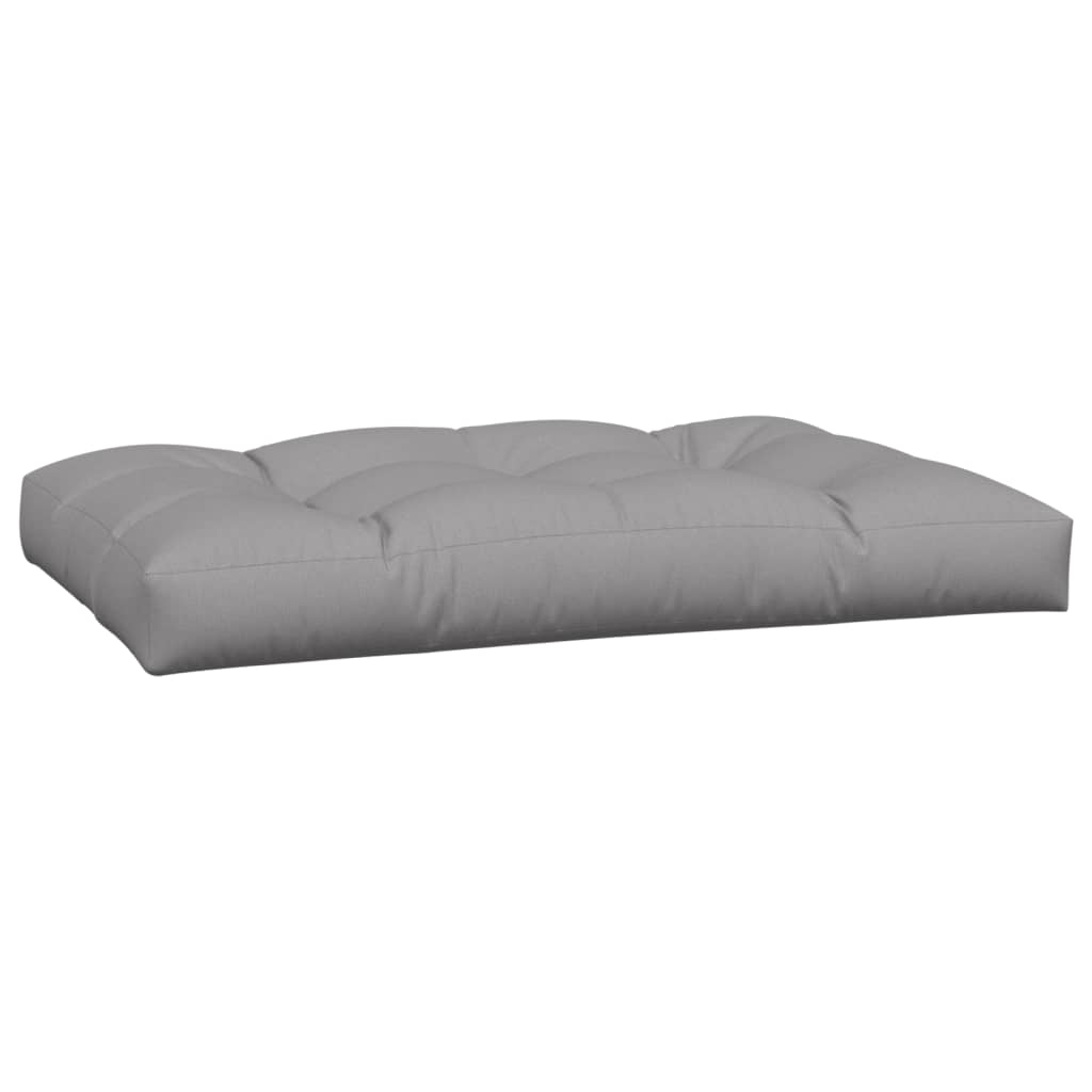 Coussins de palette lot de 5 gris tissu