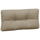 Coussins de palette lot de 5 taupe tissu