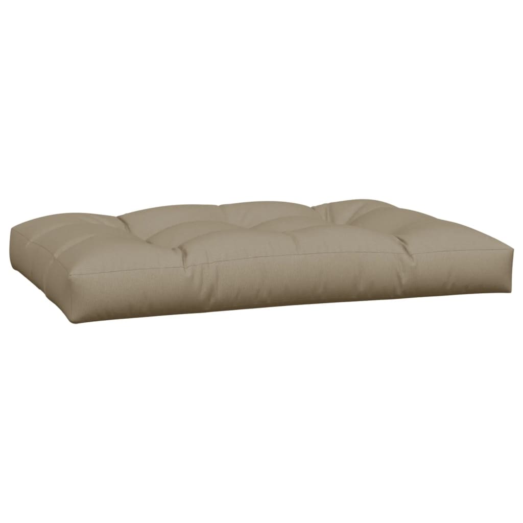 Coussins de palette lot de 5 taupe tissu