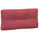 Coussins de palette lot de 5 rouge bordeaux tissu