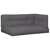 Coussins de palette lot de 7 anthracite tissu