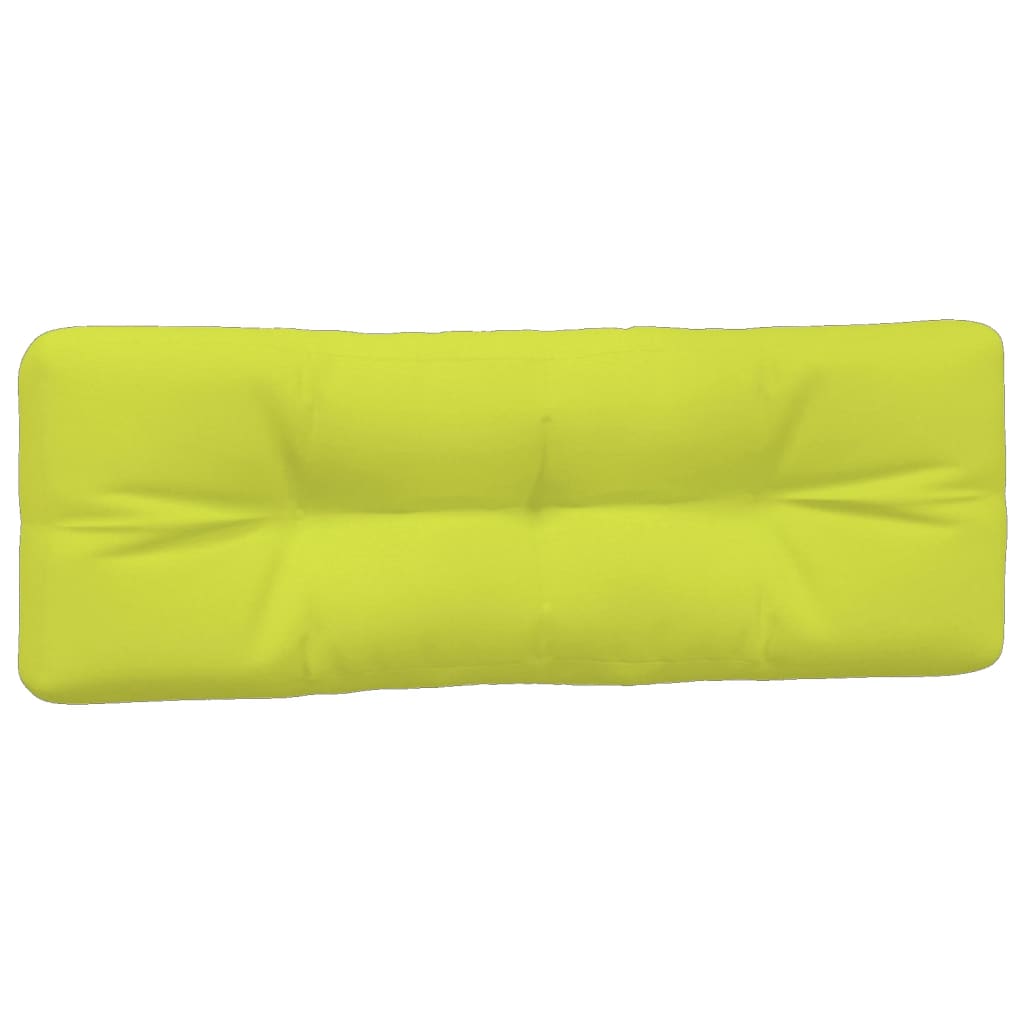 Coussins de palette lot de 7 vert vif tissu