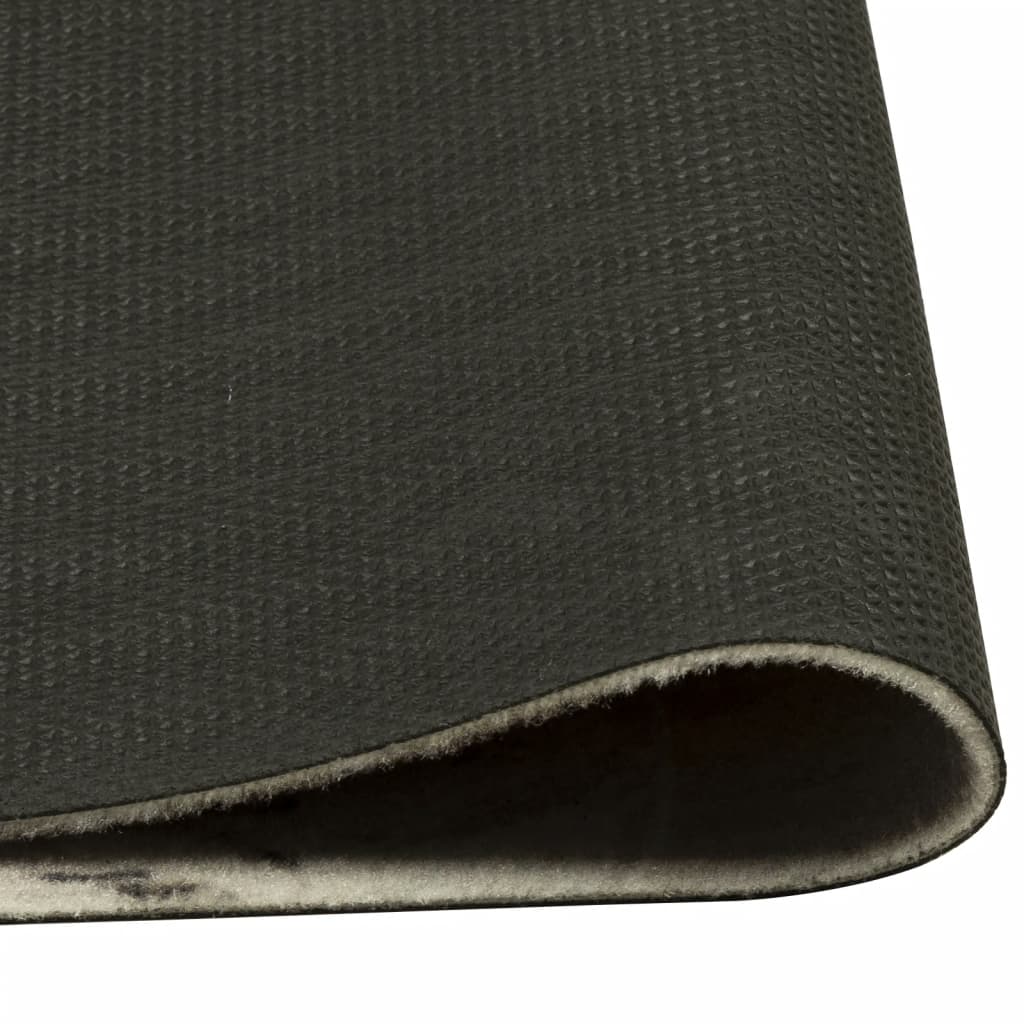 Tapis de cuisine lavable imprimé café marron 60x180 cm velours