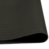 Tapis de cuisine lavable imprimé tasse noir 45x150 cm velours