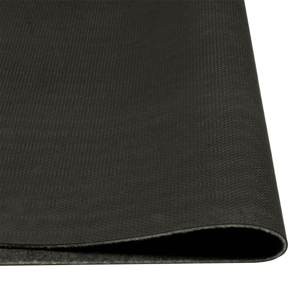 Tapis de cuisine lavable imprimé Wine gris 60x180 cm velours