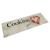 Tapis de cuisine lavable imprimé de piment Cooking 45x150 cm