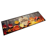 Tapis de cuisine lavable impression d'automne 60x180 cm velours