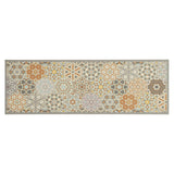 Tapis de cuisine lavable impression pastel hexagonale 60x180 cm