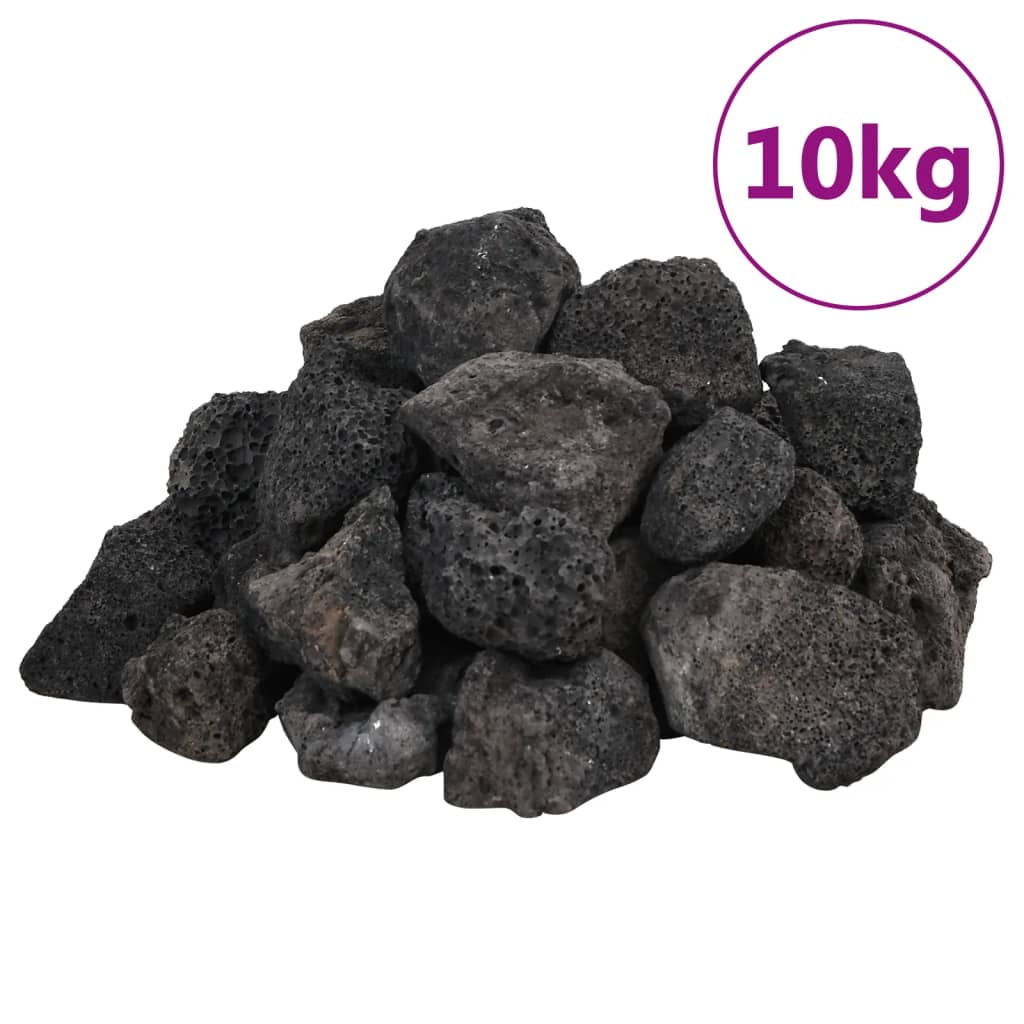 Vulkangestein 10 kg schwarz 3-5 cm