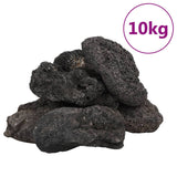 Vulkangestein 10 kg schwarz 10-30 cm