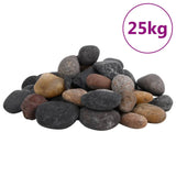 Galets polis 25 kg multicolores 5-8 cm