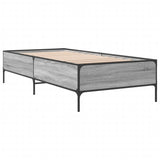 Cadre de lit sans matelas sonoma gris 100x200 cm