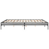 Bed frame without mattress sonoma gray 180x200 cm