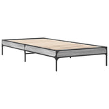 Cadre de lit sans matelas sonoma gris 90x200 cm