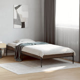 Cadre de lit sans matelas chêne marron 90x200 cm