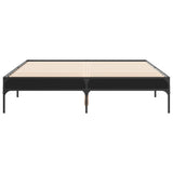 Bed frame without mattress black 120x190 cm