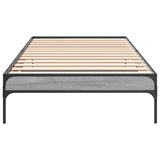 Cadre de lit sans matelas sonoma gris 90x190 cm