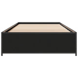 Bed frame without mattress black 100x200 cm