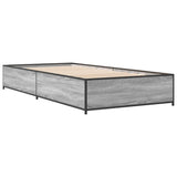 Cadre de lit sans matelas sonoma gris 100x200 cm