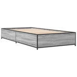 Cadre de lit sans matelas sonoma gris 90x200 cm