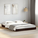 Bed frame without mattress black 150x200 cm