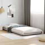 Cadre de lit sans matelas sonoma gris 75x190 cm