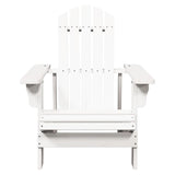 Chaise Adirondack blanc 69x85x90,5 cm bois massif de sapin