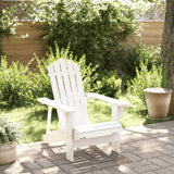 Chaise Adirondack blanc 69x85x90,5 cm bois massif de sapin