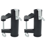 Balcony parasol clips 2 pcs 25-38 mm steel