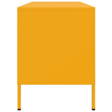 Meuble TV jaune moutarde 100,5x39x50,5 cm acier