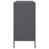 Buffet anthracite 68x39x79 cm acier