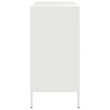 Buffet blanc 68x39x79 cm acier