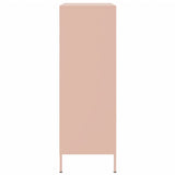 Buffet haut rose 68x39x113 cm acier