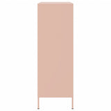 Buffet haut rose 68x39x113 cm acier