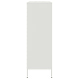 Buffet haut blanc 68x39x113 cm acier